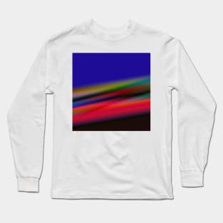 blue pink green red purple texture art Long Sleeve T-Shirt